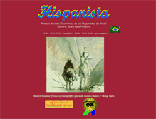 Tablet Screenshot of hispanista.com.br